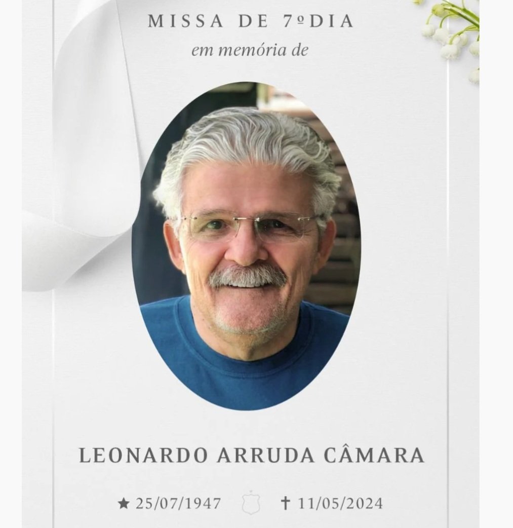 Missa de sétimo dia de Leonardo Arruda será nesta sexta-feira (17)