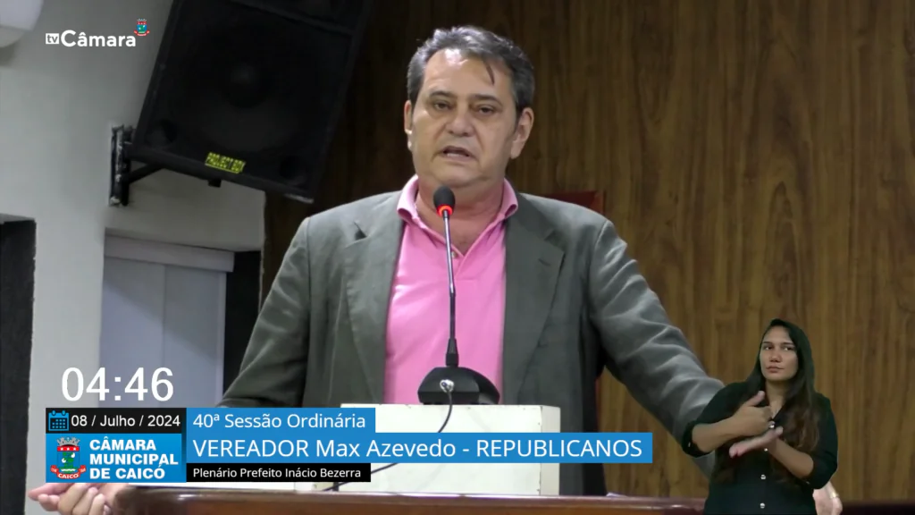 Vereador Max Azevedo pede afastamento do Prefeito de Caicó e denuncia suposta formação de quadrilha na Gestão Dr. Tadeu