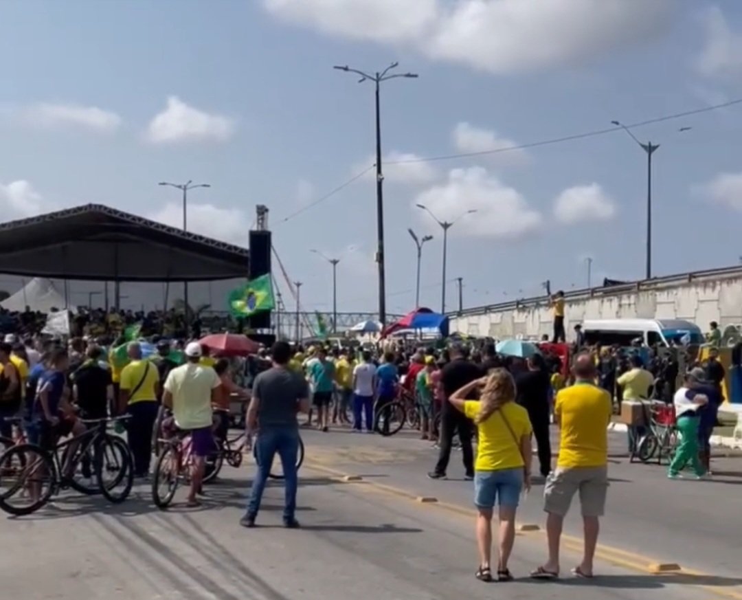 ‘Flopou’ evento de Bolsonaro em  Parnamirim (RN)