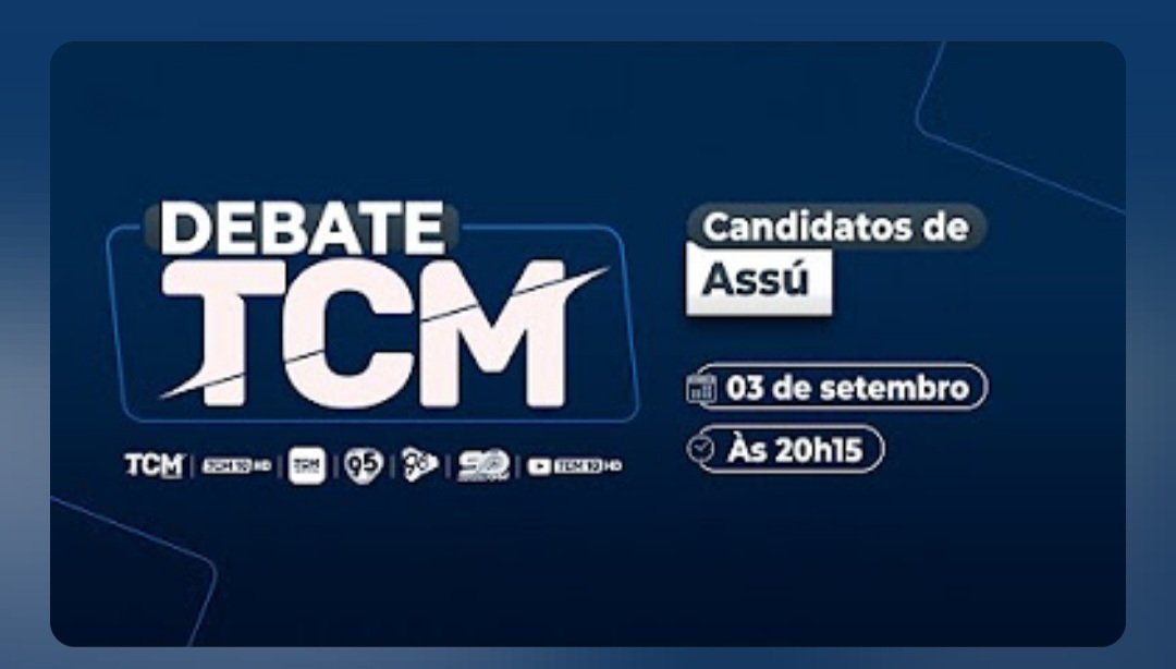 Debate da TCM com candidatos à Prefeitura de Assú acontece nesta terça-feira (03)