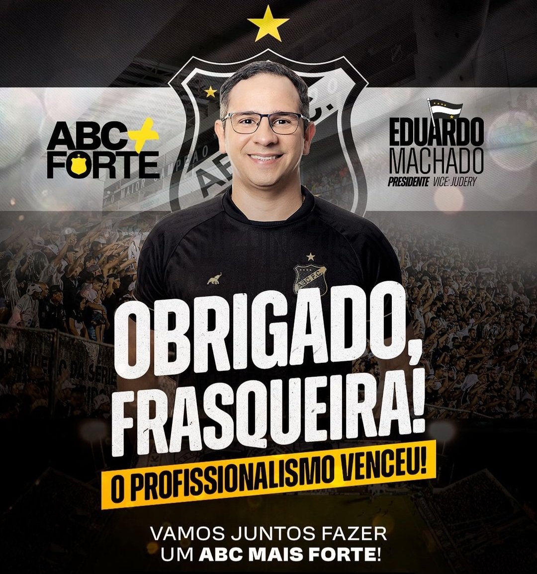 Eduardo Machado é eleito presidente do ABC para triênio 2025-2027