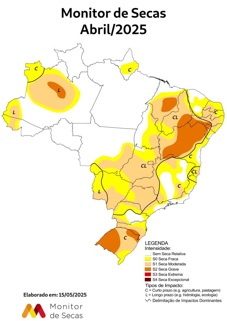 Estiagem atinge 100% do território do Rio Grande do Norte, aponta Monitor da Seca
