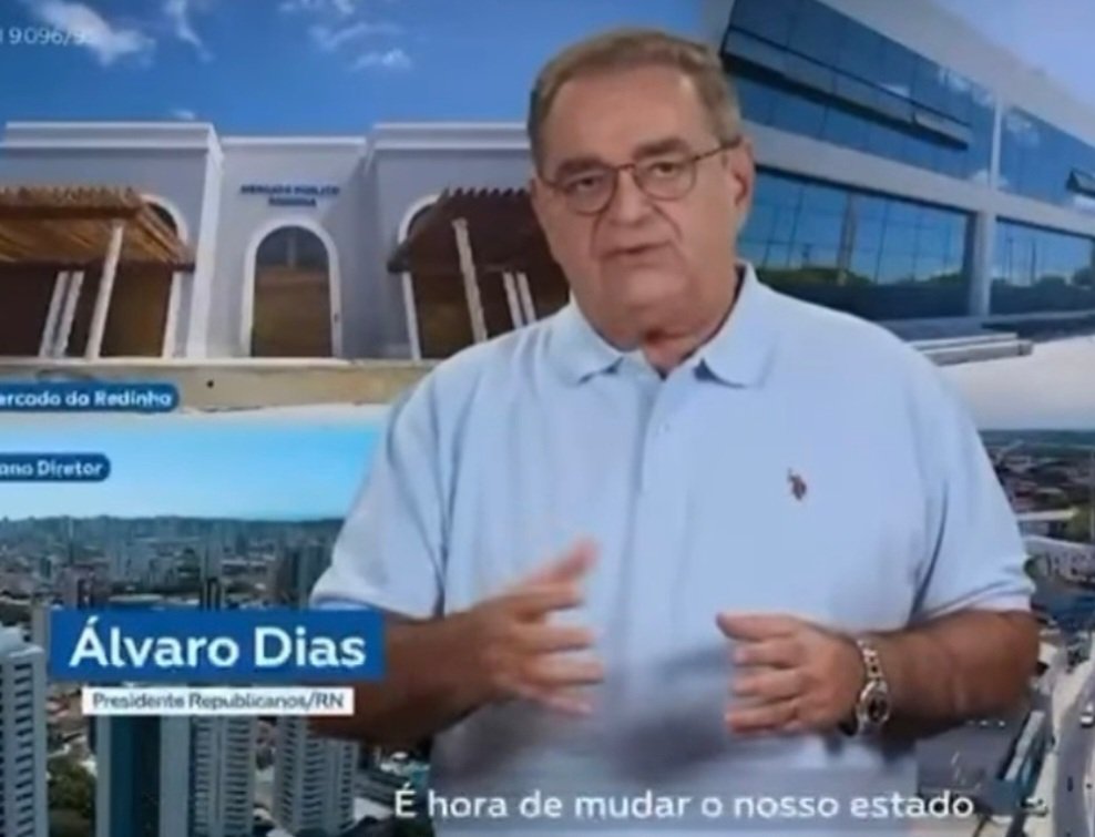 Álvaro Dias destaca experiência e preparo para governar o RN