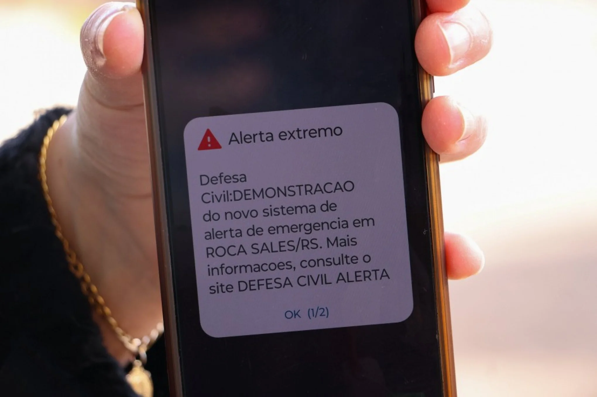 Defesa Civil vai testar alerta de emergência em celulares da Grande Natal