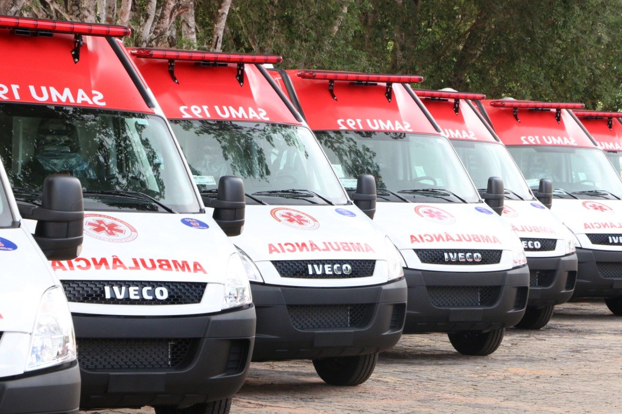 Novas ambulâncias para o Samu RN serão entregues nesta segunda-feira