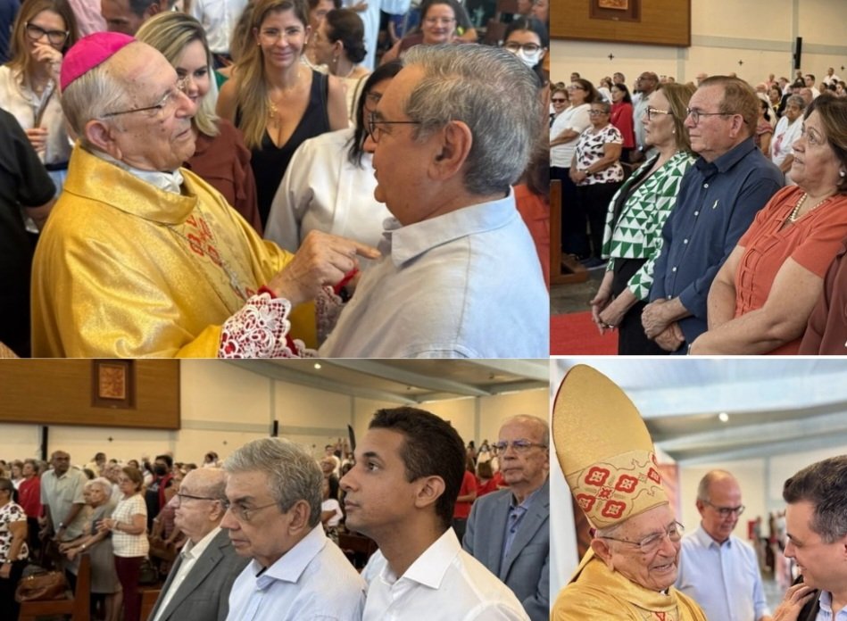 Igreja Católica celebra os 99 anos de Dom Heitor com presença de fiéis, autoridades e lideranças políticas