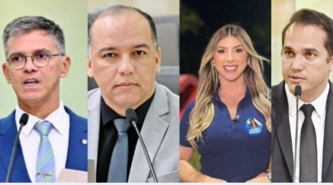 Coronel Azevedo, Taveira Jr, Carol Pires e Kleber Rodrigues lideram para a Assembleia Legislativa em Parnamirim