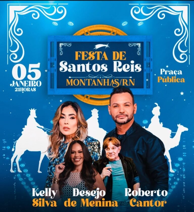 Prefeito de Montanhas anuncia Festa de Santos Reis 2026 e reforça compromisso com a cultura e tradição