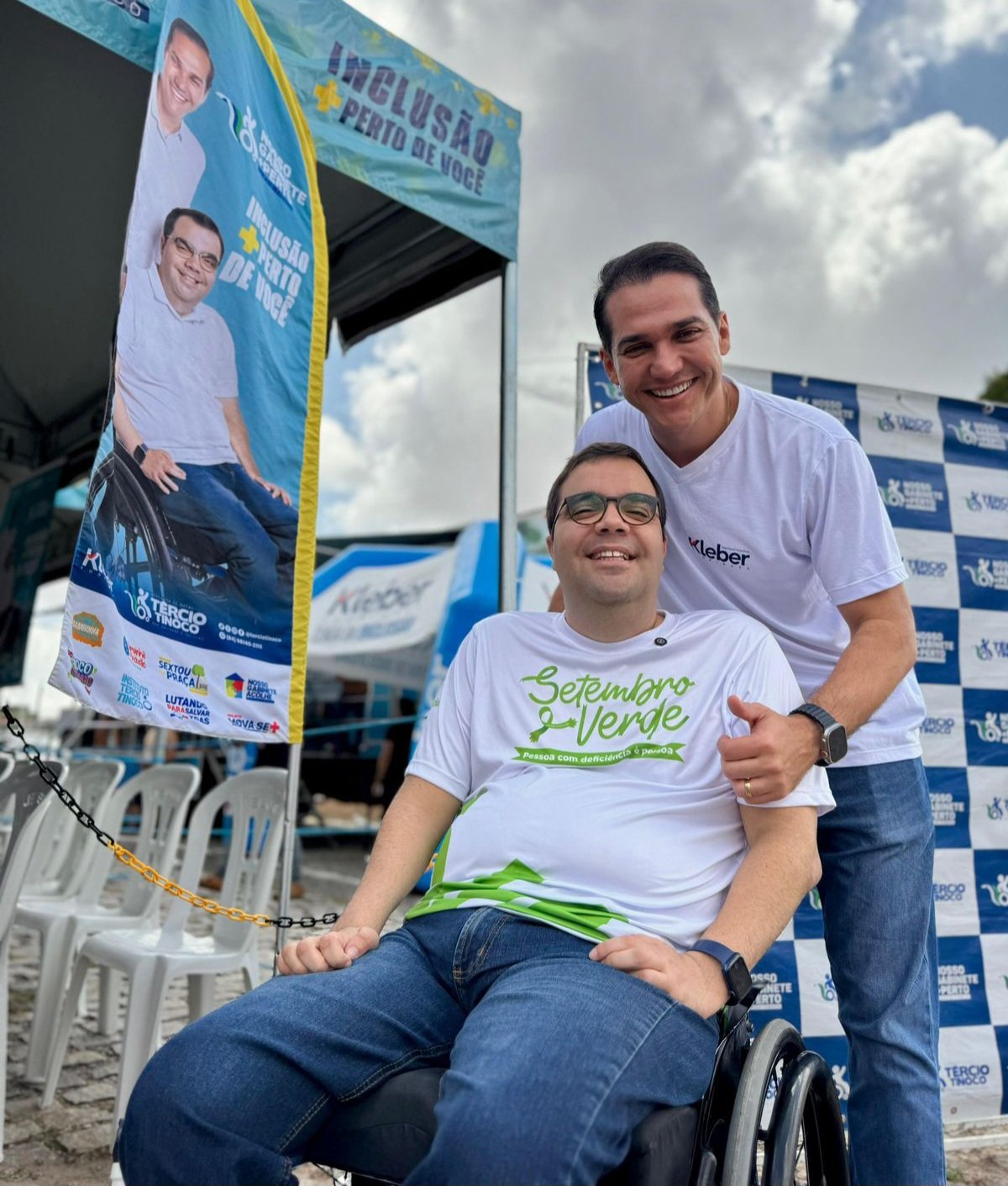 Kleber Rodrigues e Tércio Tinoco reforçam parceria pela inclusão em 2026