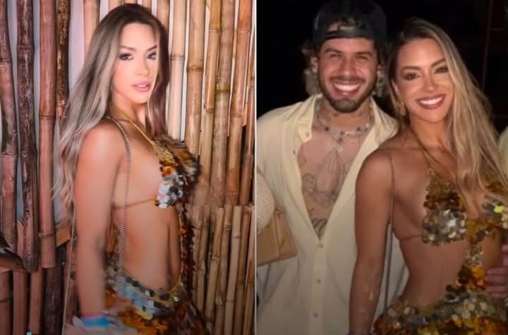 Zé Felipe curte réveillon em Pipa ao lado de empresária paraibana e foto viraliza