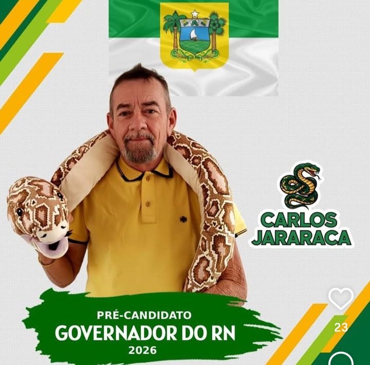 Carlos Jararaca confirma pré-candidatura ao Governo do RN