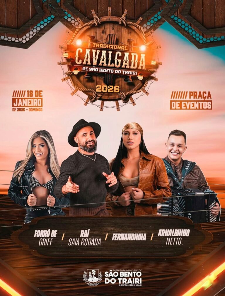 Prefeito Rafael Matais confirma grandes atrações na Cavalgada de São Bento do Trairi 2026
