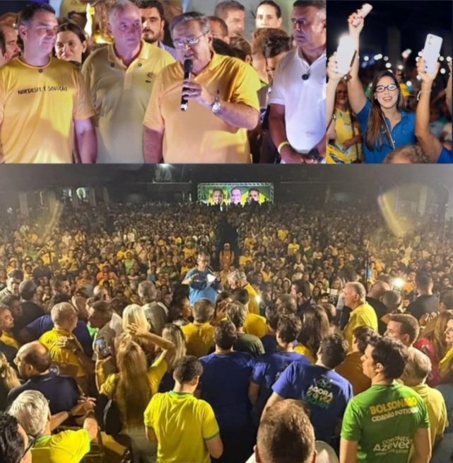 Álvaro Dias reúne multidão em ato de filiação ao PL