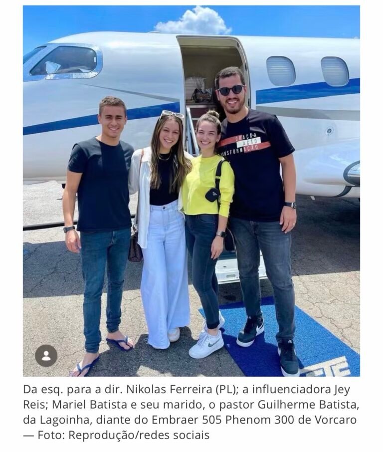 Nikolas Ferreira esteve em Natal em jatinho de Vorcaro durante campanha de 2022