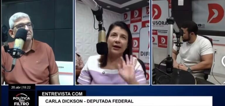 Carla Dickson se mostra insatisfeita no PL e acusa Paulinho Freire de usar “Máquina da Prefeitura de Natal” para eleger Nina Souza