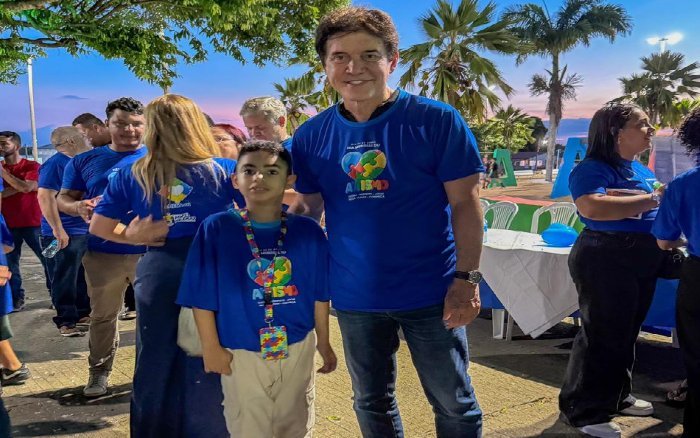 Robinson Faria participa da 1ª Caminhada pelo Autismo em Poço Branco e anuncia emenda para a AMECA