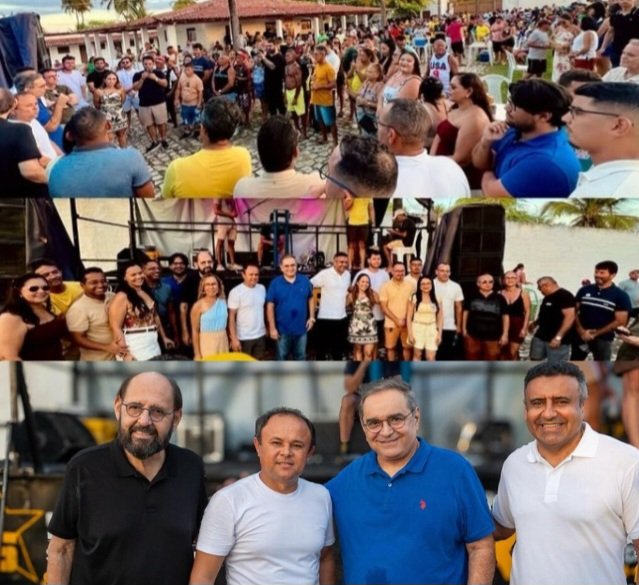 Ao lado de Gustavo Carvalho, Álvaro Dias reforça diálogo com lideranças e recebe apoio do prefeito de Caiçara do Norte
