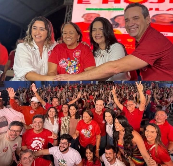 Prefeita de Santa Cruz reúne multidão e anuncia apoio a Cadu Xavier ao Governo