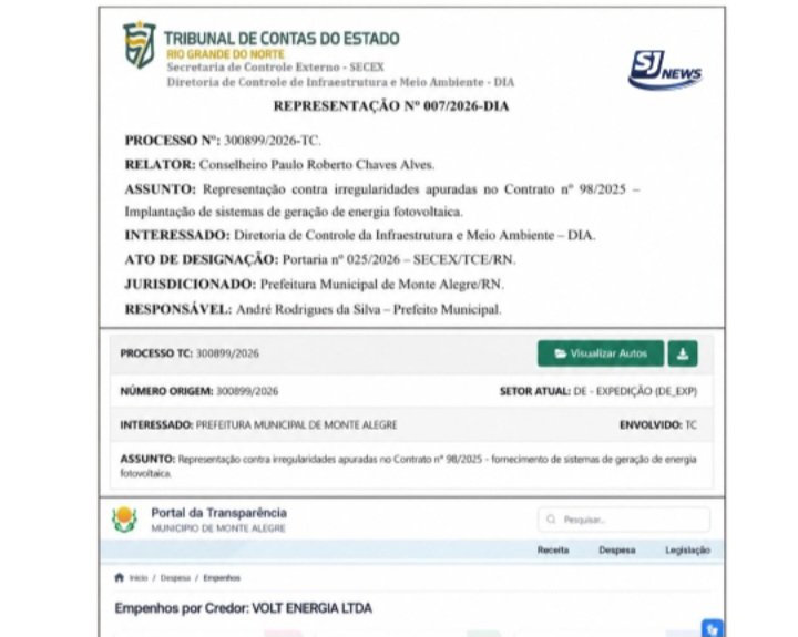 TCE aponta prejuízo milionário em contrato de energia solar em Monte Alegre