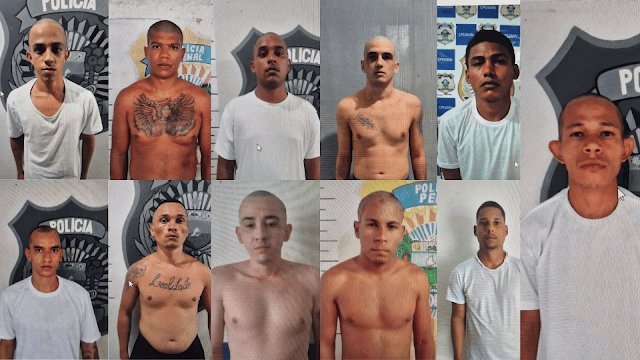 SEAP divulga nomes de 11 presos foragidos após fuga em predídio no Complexo de Alcaçuz