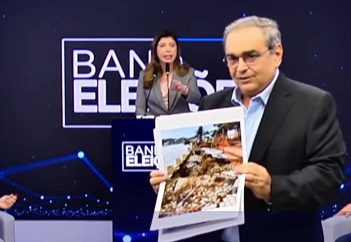 Álvaro Dias defende engorda de Ponta Negra e desafia críticas da oposição; veja vídeo de como era antes
