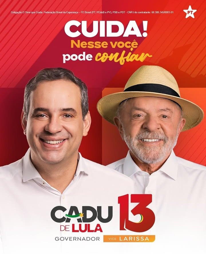 Cadu de Lula confirma visita do Presidente Lula à Natal nesta quinta-feira(20)